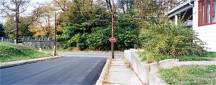 1. Griffin Cemetery at the end of street