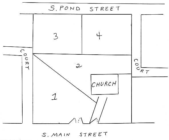 Diagram of Taylor Memorial Cemetery